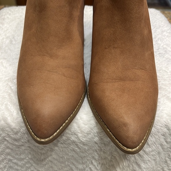 Seychelles Ankle Boots Sherpa Lined Suede Faux-Fur Lined Pointed Booties SZ 9 - Picture 11 of 11